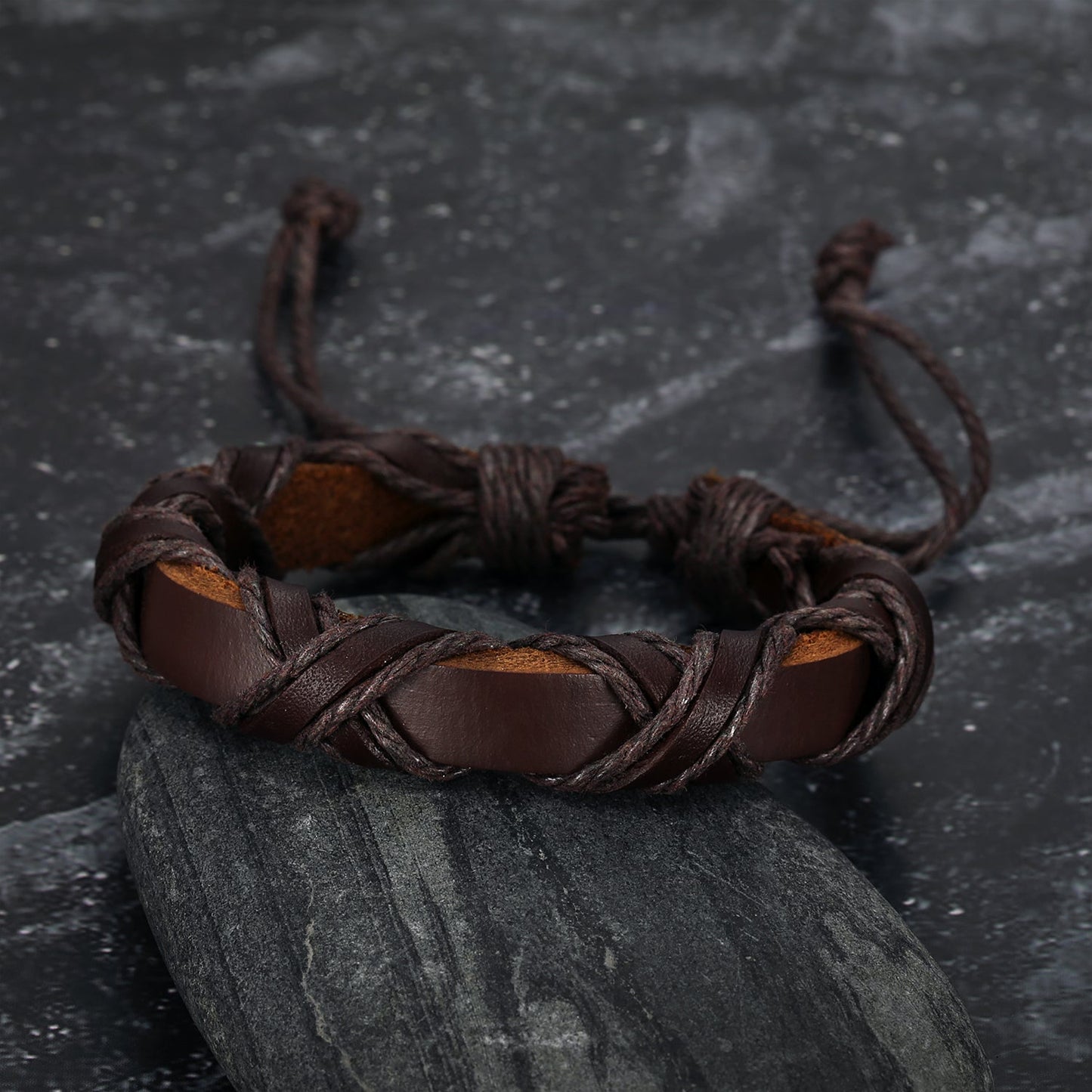 Leather Viking Arm Rings