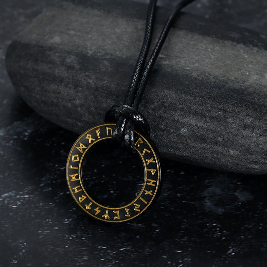 Circular Horn Rune Necklace