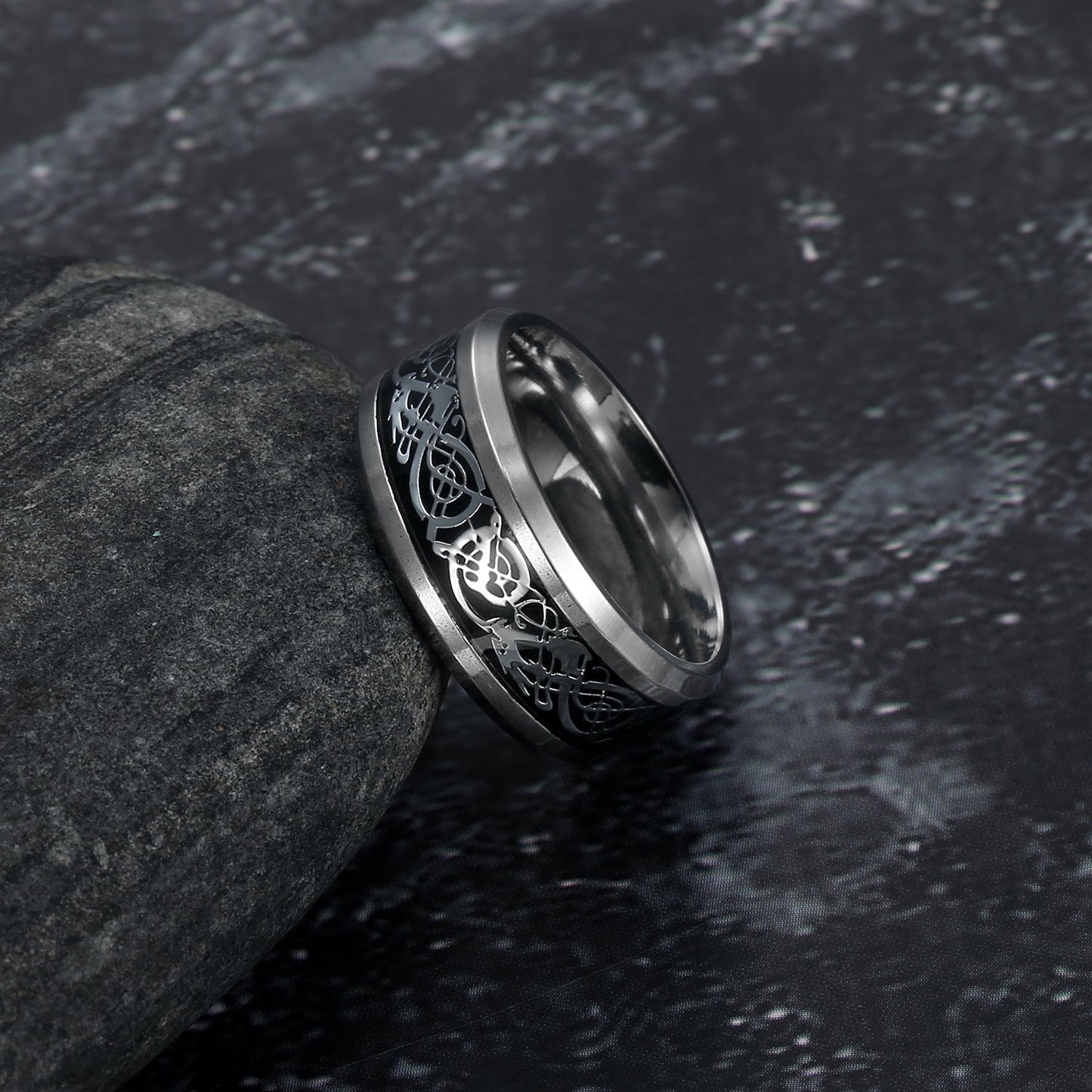 Dragon Scale Wedding Band