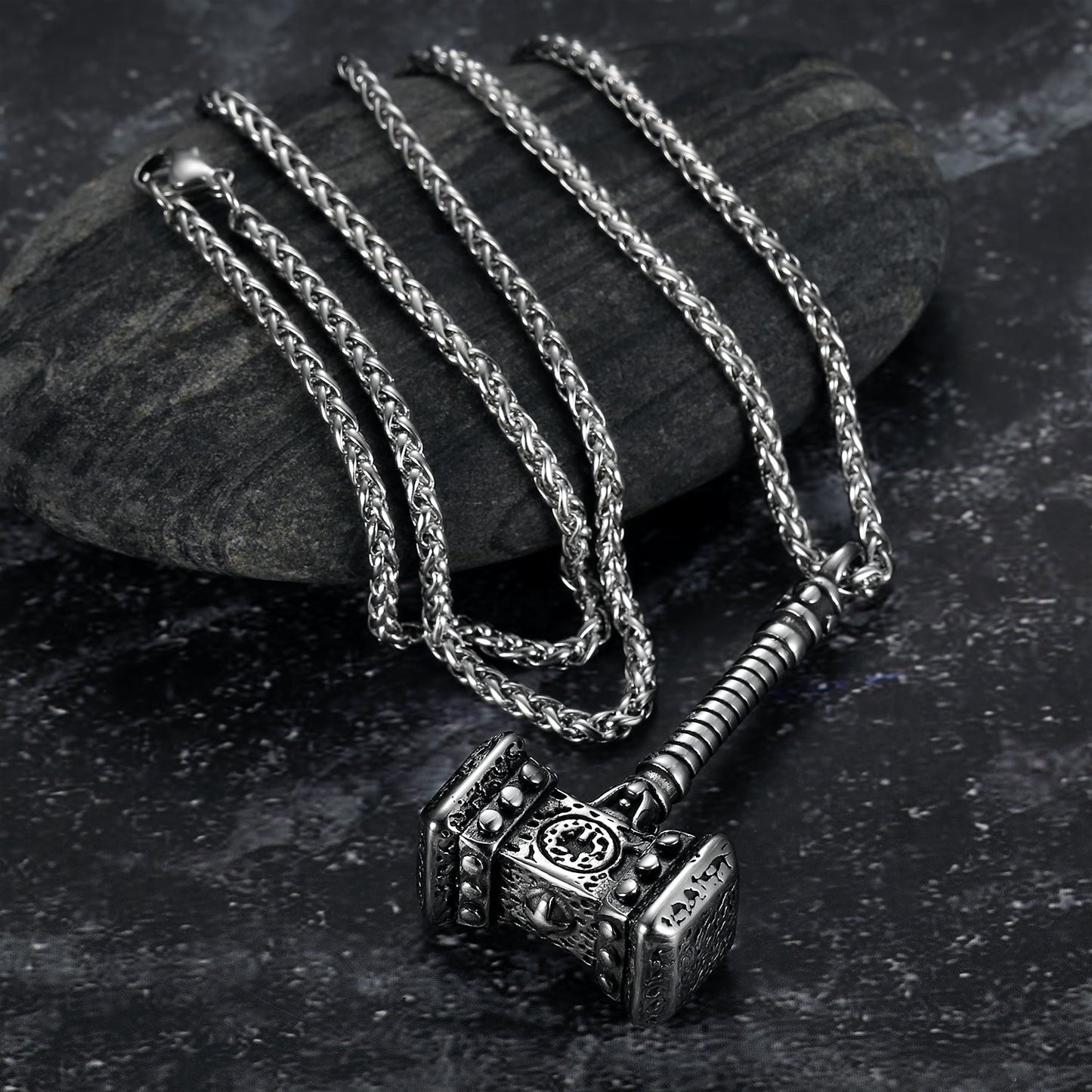 Viking Mjolnir or Thor's Hammer Necklace