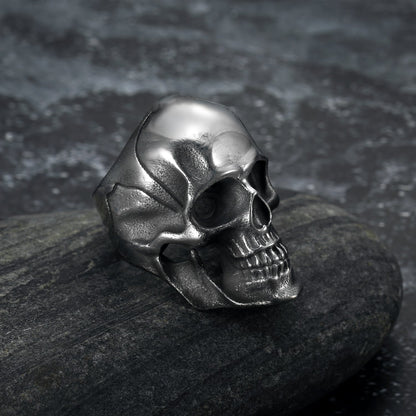 Handcrafted Stainless Steel Skull Ring