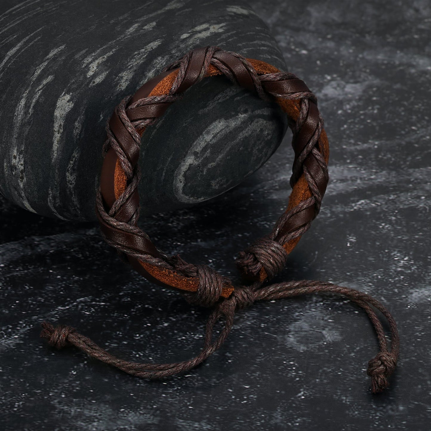 Leather Viking Arm Rings