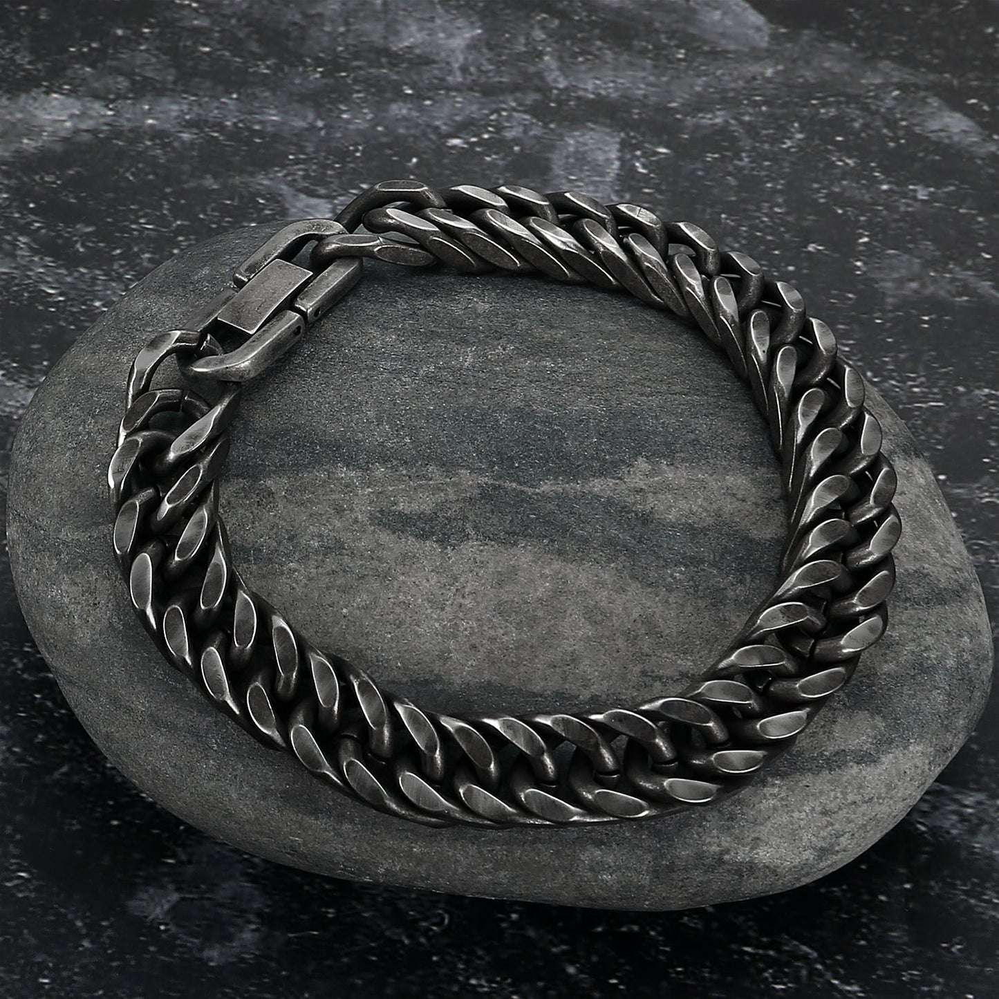 Handcrafted Stainless Steel Basilisk Weave Bracelet