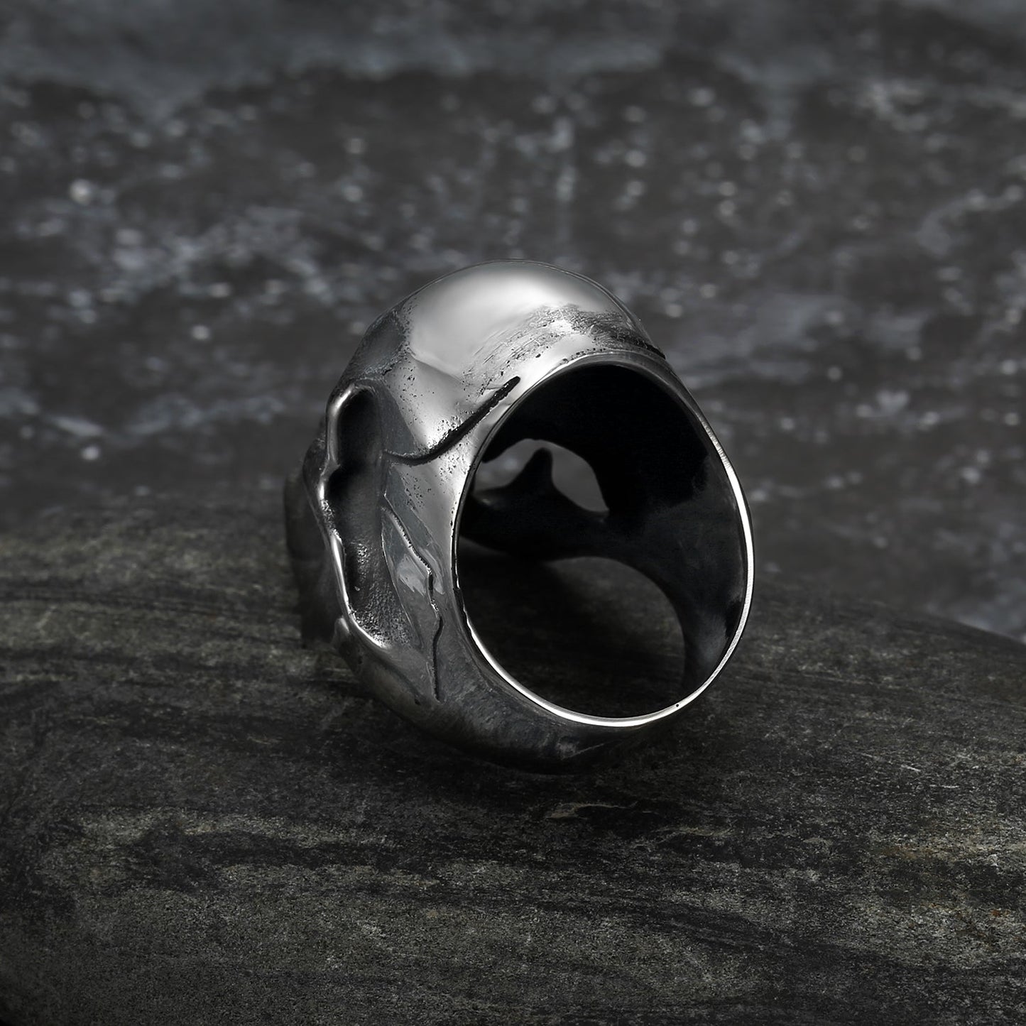 Handcrafted Stainless Steel Skull Ring