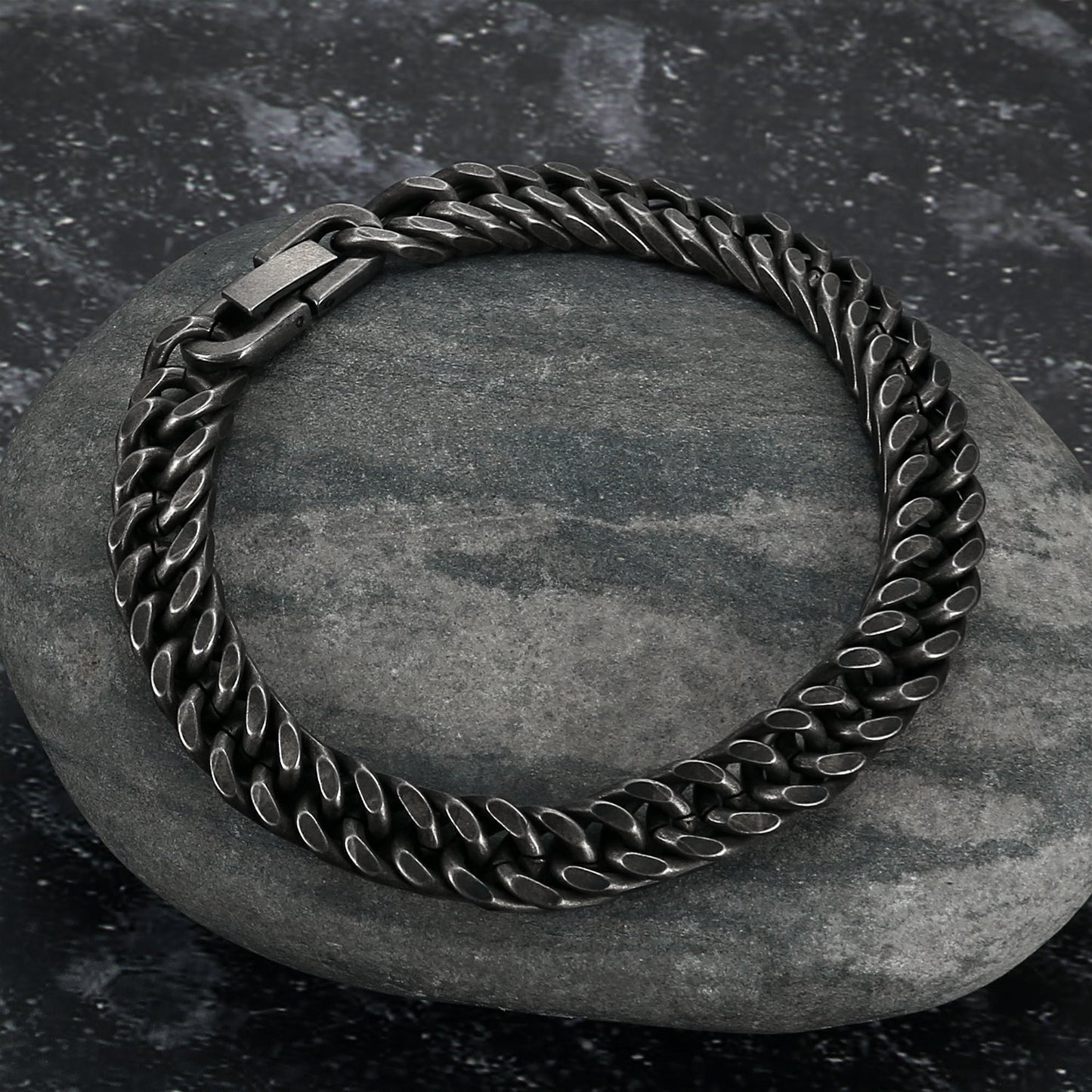 Handcrafted Stainless Steel Basilisk Weave Bracelet