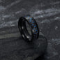 Carbon Fibre Dragon Scale Viking Wedding Rings