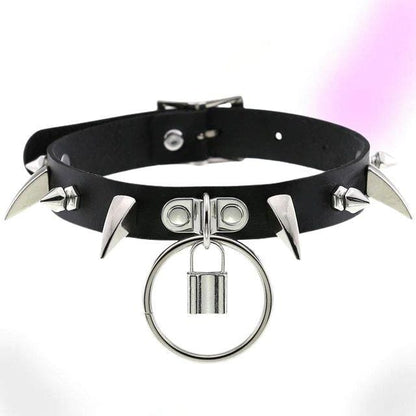 Locked Up Choker Necklace