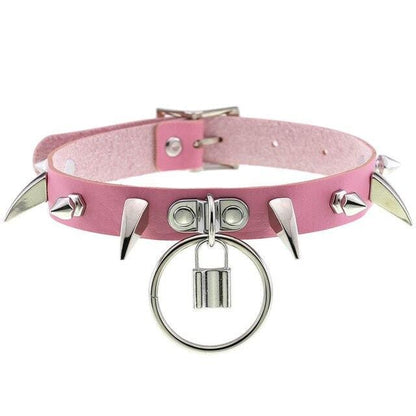 Locked Up Choker Necklace