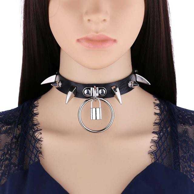 Locked Up Choker Necklace