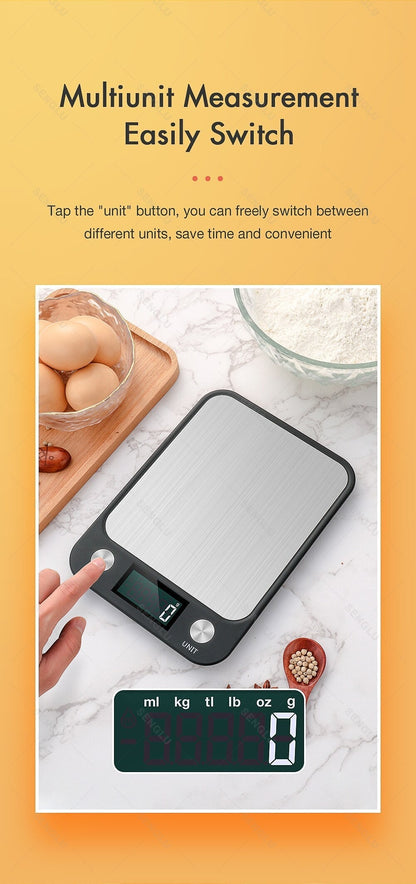 Food Scale, 22lb/10Kg Digital Kitchen Scale