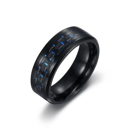 Carbon Fibre Dragon Scale Viking Wedding Rings