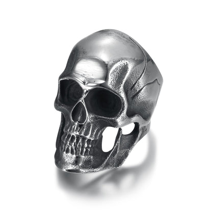 Handcrafted Stainless Steel Skull Ring