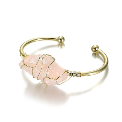 Natural Gemstone Bangle