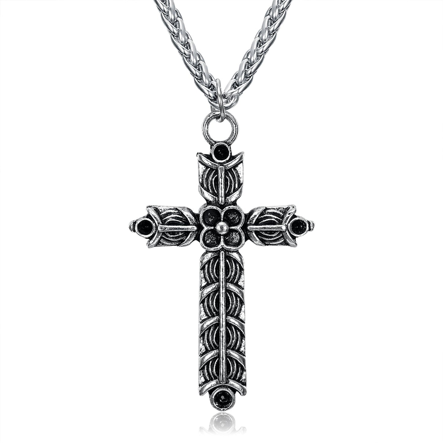 Handcrafted Stainless Steel Athelstan's Cross Necklace