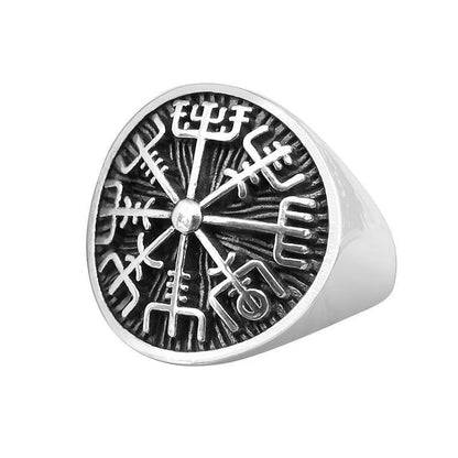 925 Sterling Silver Vegvisir Ring