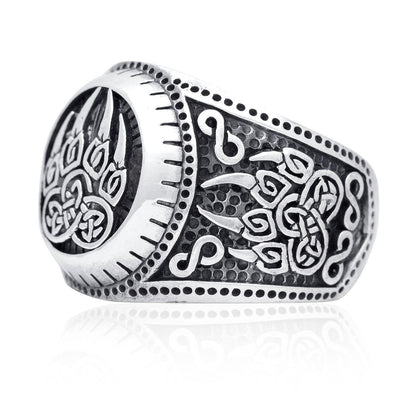 925 Sterling Silver Veles Signet Ring