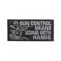 Gun Control Tactical Patch