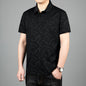 Men's Polo Shirts Business Ice Silk Short-sleeved