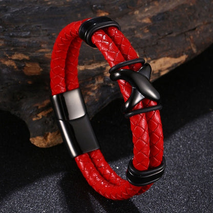 Double Layer Leather Bracelet