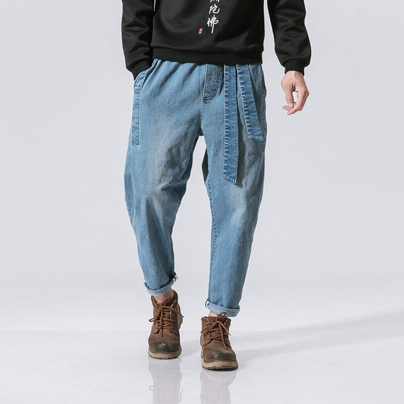 Oleno Harem Denim Pants