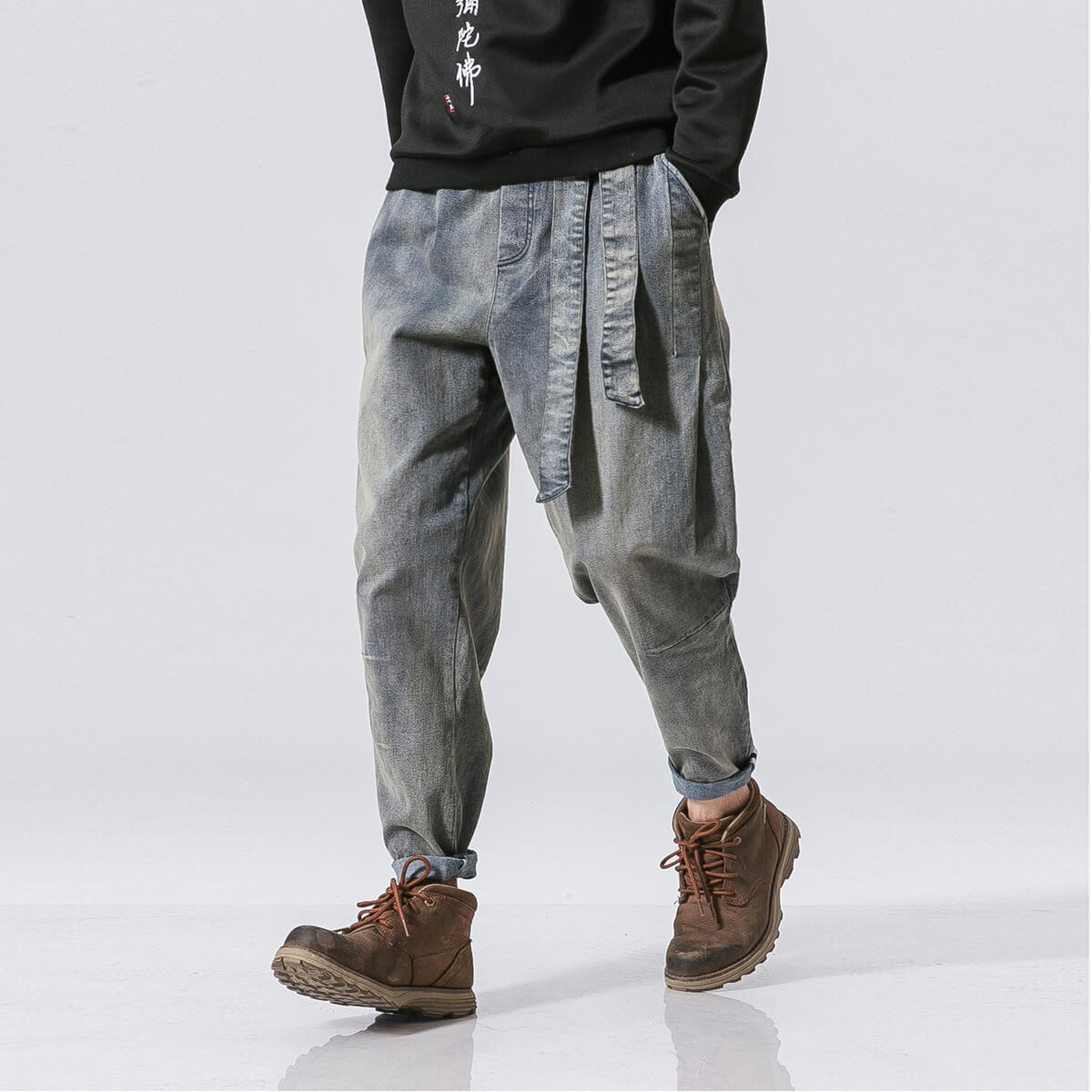 Oleno Harem Denim Pants