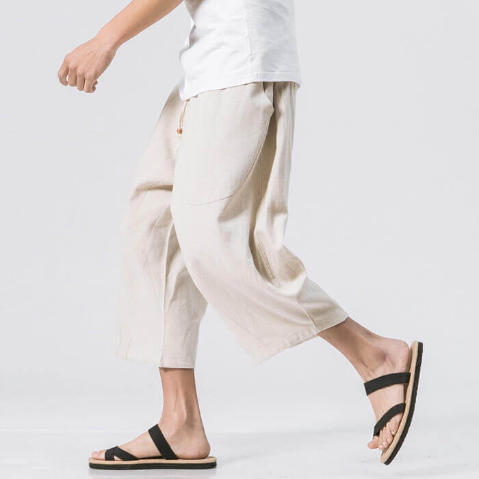 DESHIMASU CROPPED PANTS