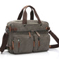 Canvas Leather Briefcase