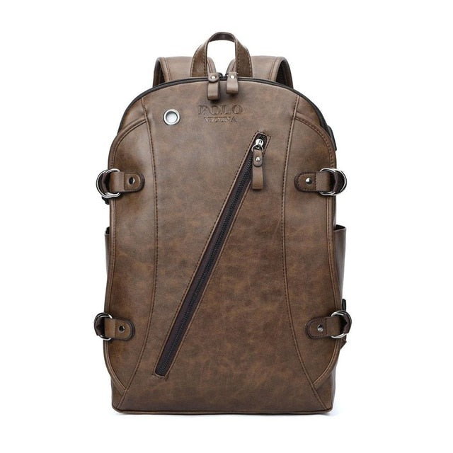 Leather Casual Backpack