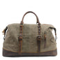 Vintage Waxed Canvas Duffel Bag