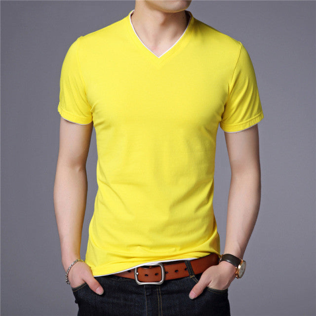 Casual V-Neck T-Shirt