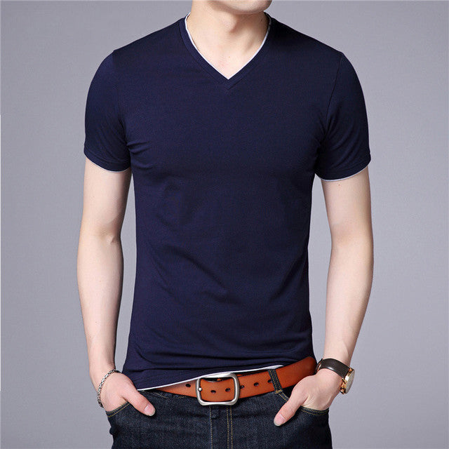 Casual V-Neck T-Shirt