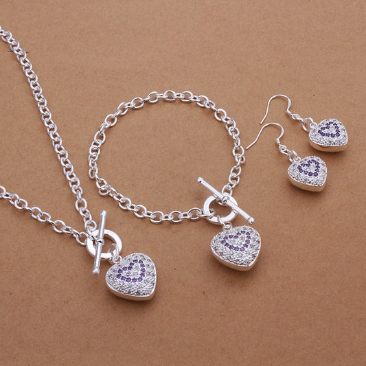 Heart Jewlery Set