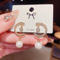 Rhinestone Hoop Earrings