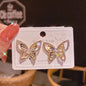 Butterfly Clip On Earrings