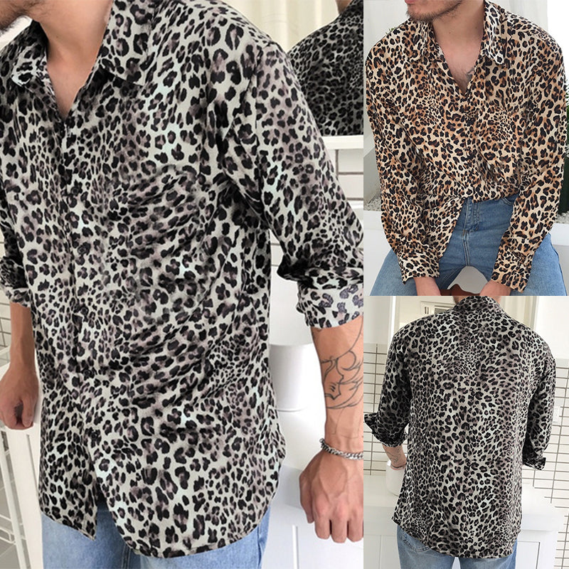 Mens Leopard Shirt