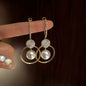 Pearl Loop Earrings