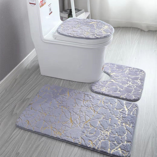 Bathroom Toilet Mats Set