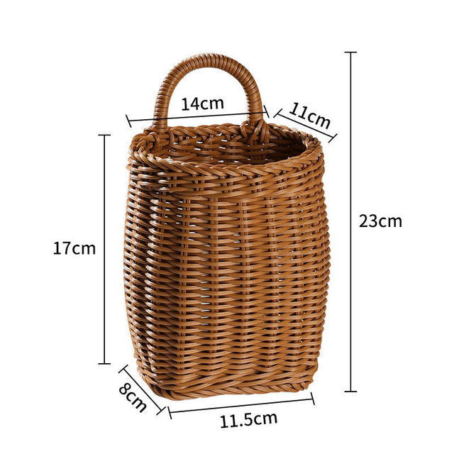 Wall Hanging Woven Basket