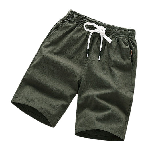 Linen Casual Men Shorts