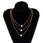 Triple Pearl Necklace